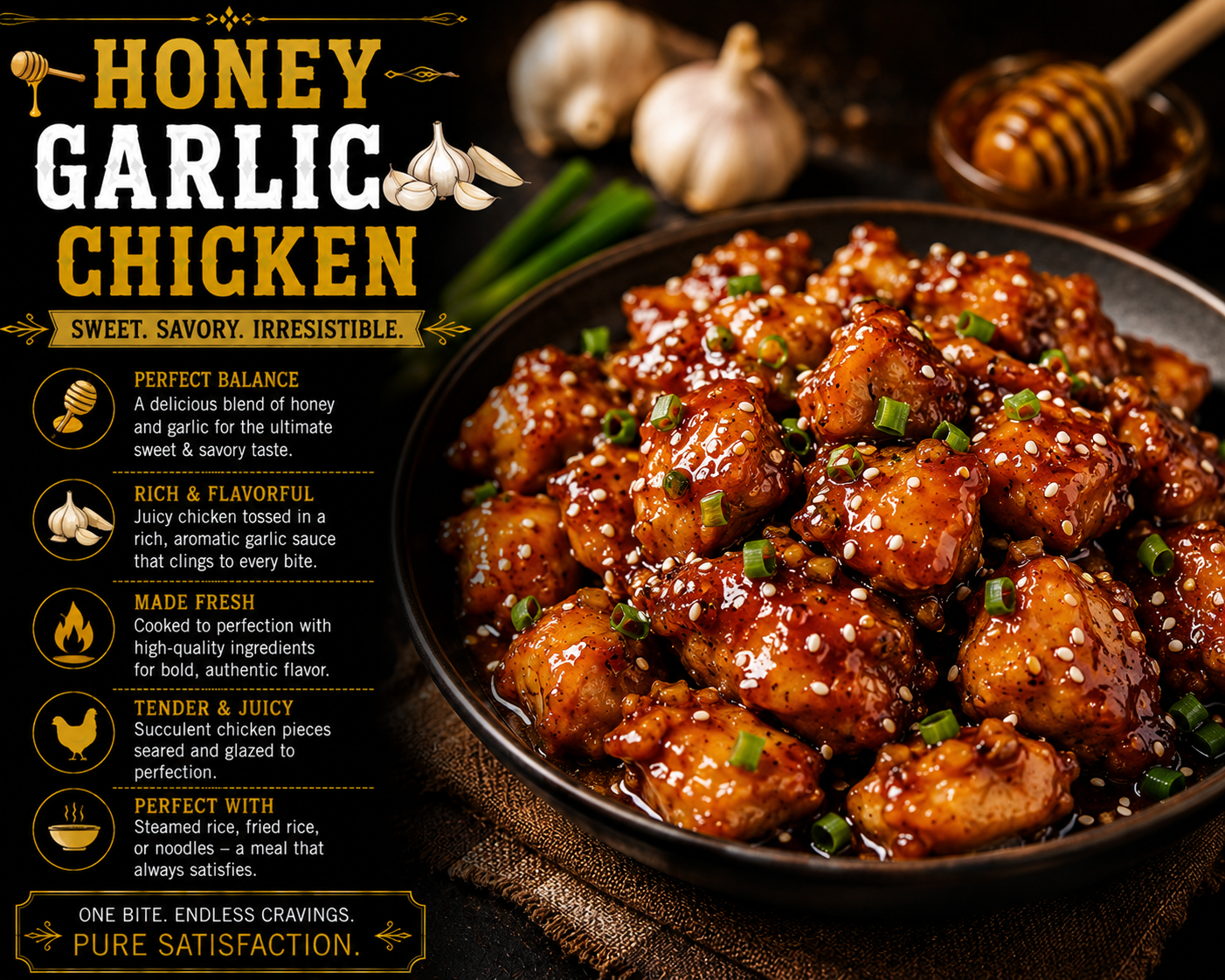 Honey Garlic Chicken