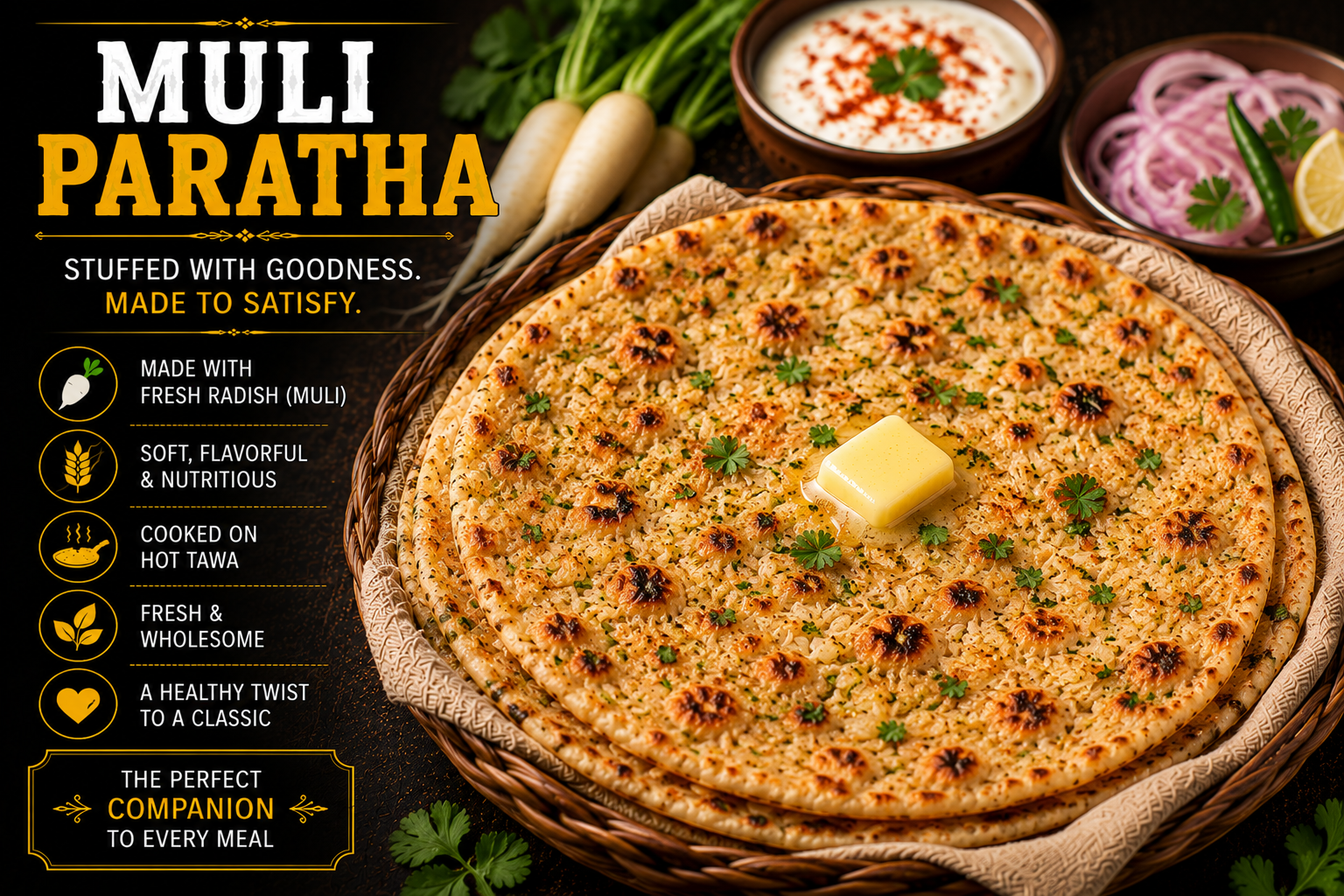 Muli Paratha