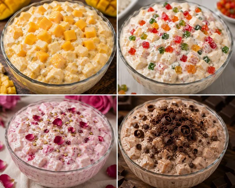 Fruit Cream (Mango, Tutti Frutti, Rose, Chocolate)