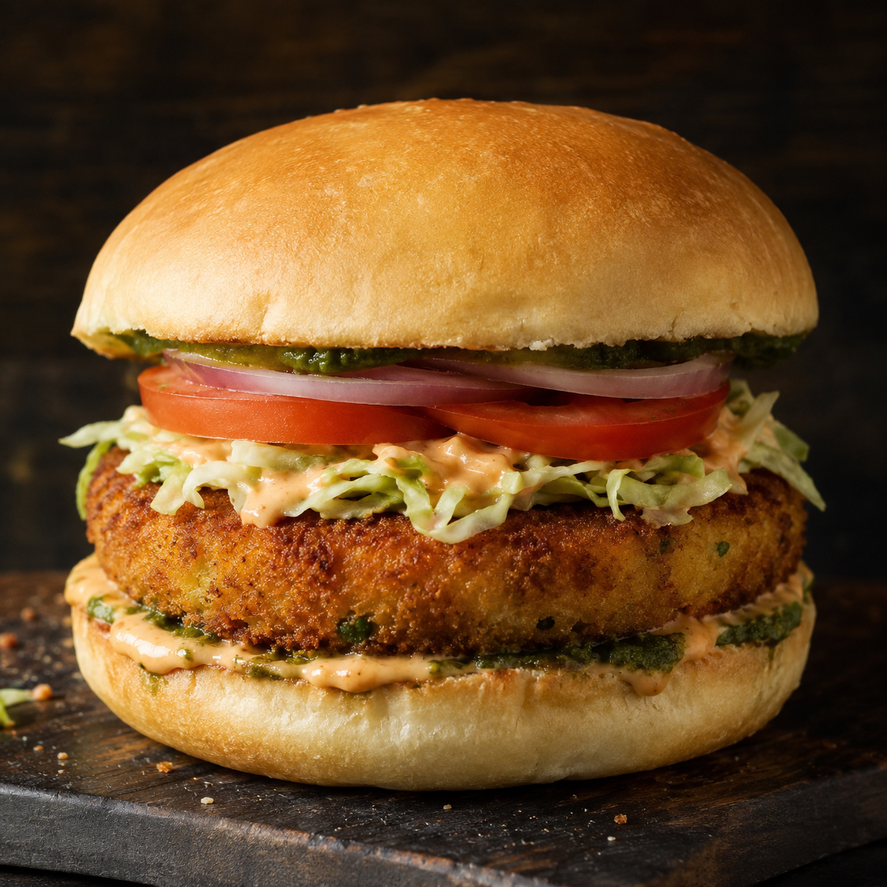 Aloo Tikki Burger