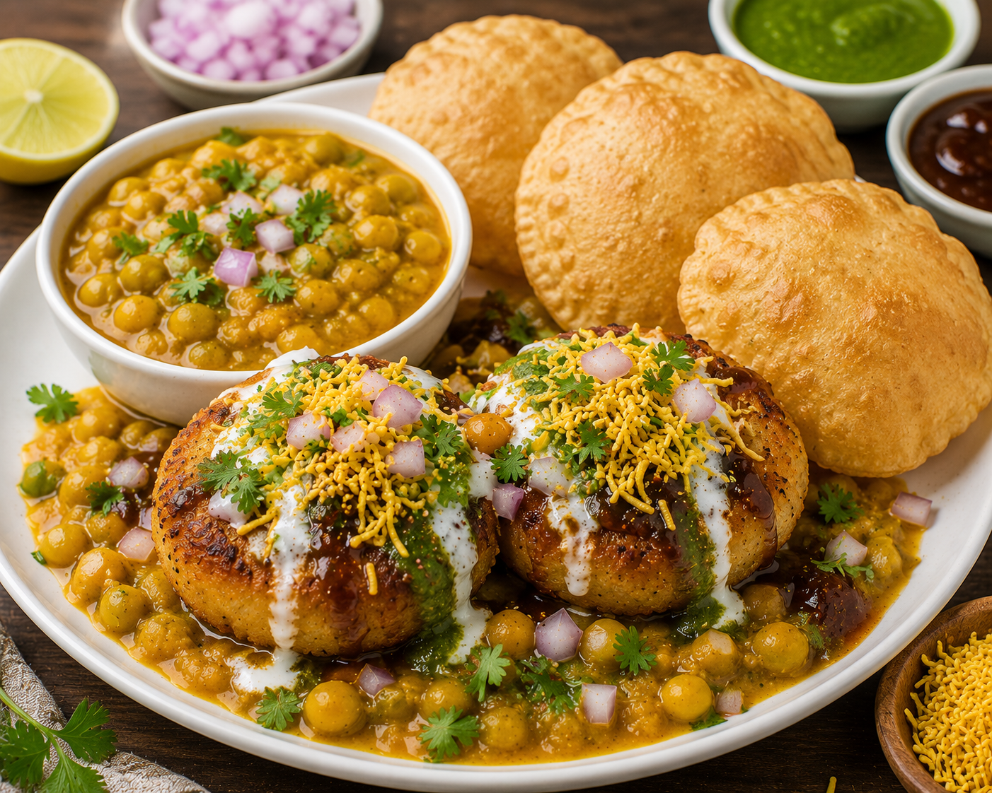 Ragda Tikki Puri