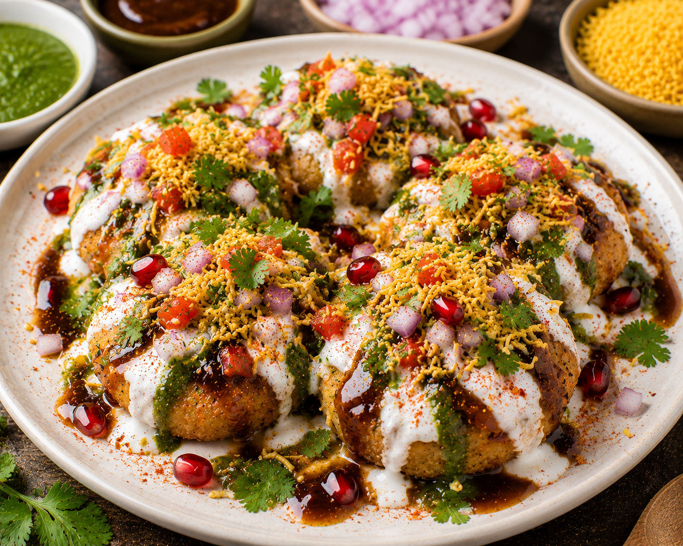 Aloo Tikki Chaat